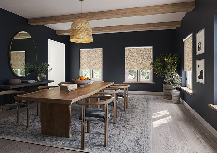 Leopard Luxe, Pale Yellow - Roller Blind - Image 7
